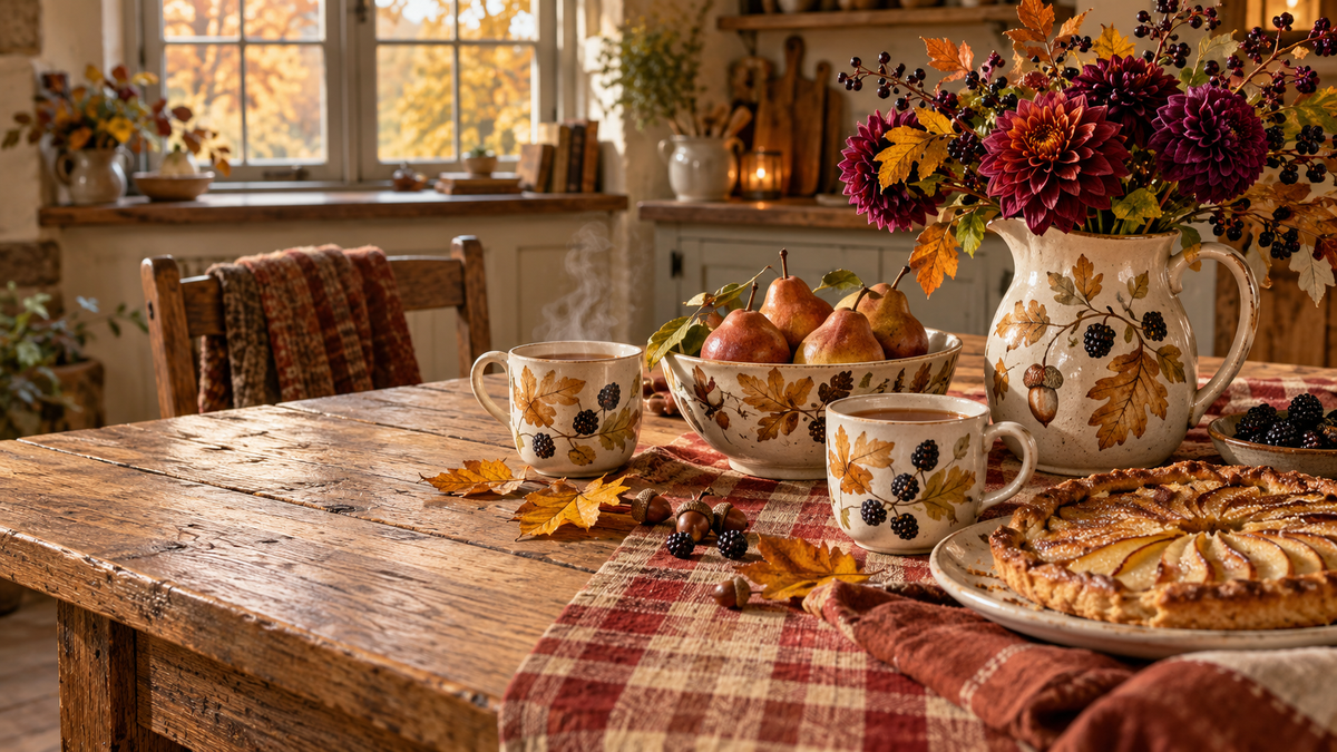 Autumn Gatherings seasonal illustration